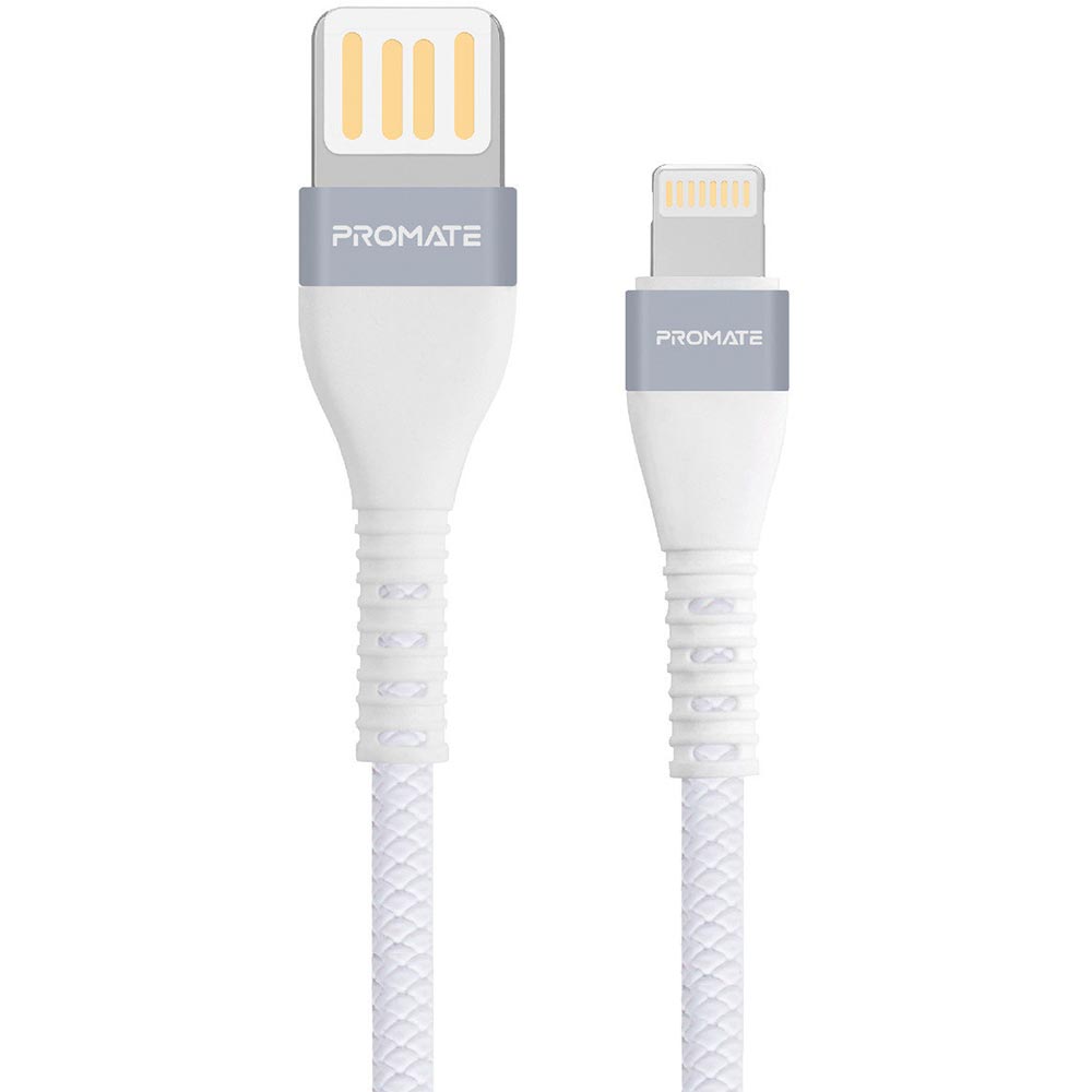 

Кабель PROMATE VIGORAY-I USB - LIGHTNING 1.2 М WHITE (vigoray-I white), vigoray-I white