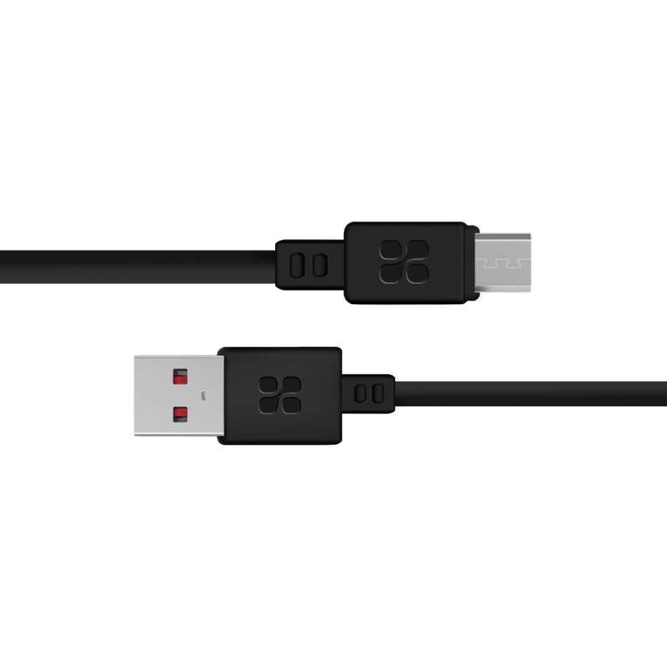

Кабель Promate MicroCord-2 USB - micro-USB 2 м Black (microcord-2.black), microcord-2 Black