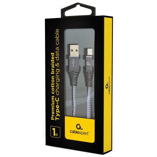 Кабель CABLEXPERT CC-USB2B-AMCM-1M-WB2 Тип USB - USB Type-С