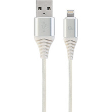 Кабель Cablexpert USB - Apple Lightning 1 м Silver/White