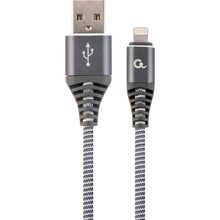 Кабель Cablexpert USB - Apple Lightning 1 м Grey (CC-USB2B-AMLM-1M-WB2)