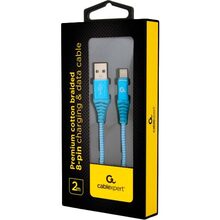 Кабель Cablexpert USB - Apple Lightning 2 м Blue (CC-USB2B-AMLM-2M-VW)