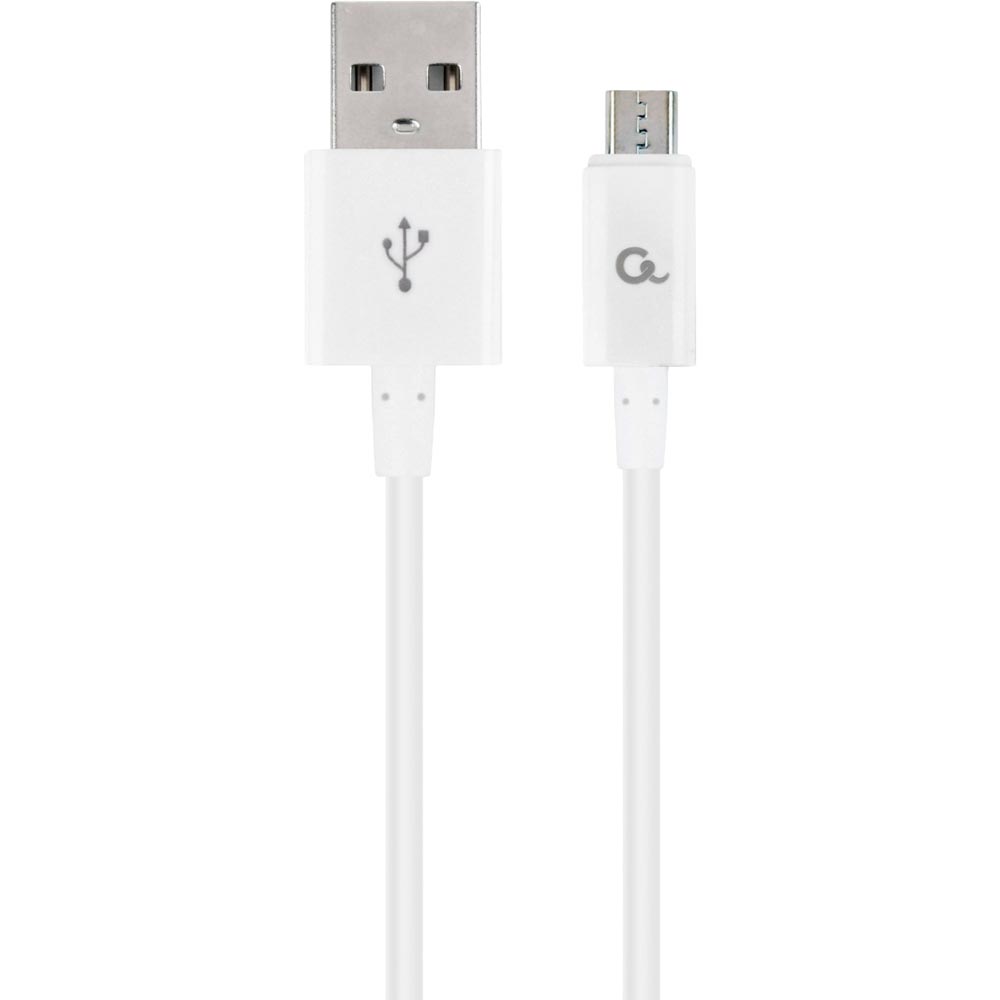 Кабель Cablexpert Premium USB - micro-USB 2 м White (CC-USB2P-AMmBM-2M-W)