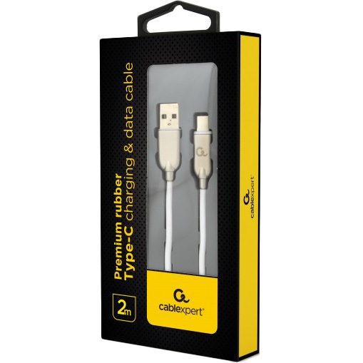 Кабель CABLEXPERT CC-USB2R-AMCM-2M-W Тип USB - USB Type-С