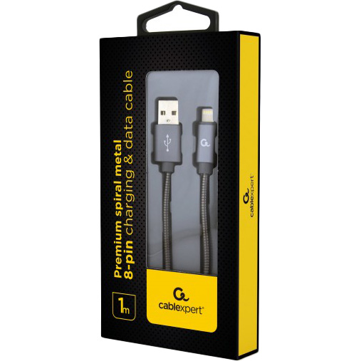 Кабель CABLEXPERT CC-USB2S-AMLM-1M-BG Тип USB - Lightning