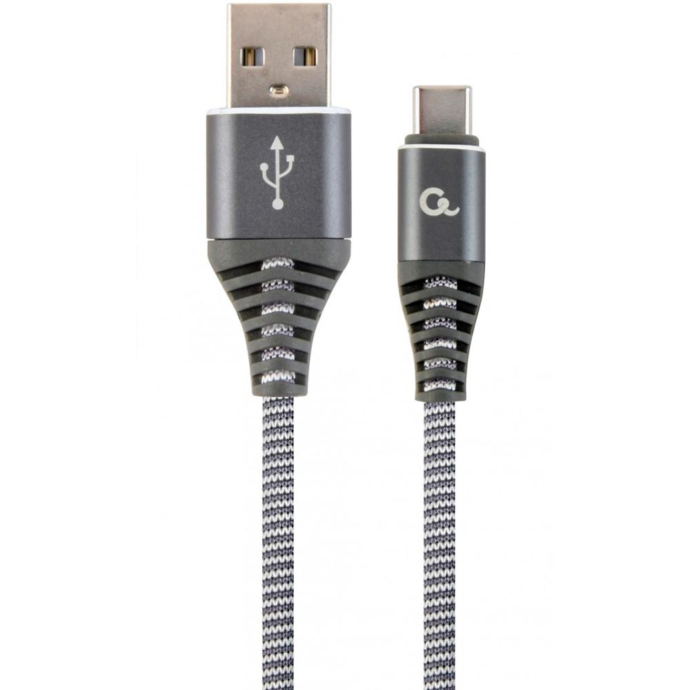 

Кабель CABLEXPERT USB - USB-Type-C 2.0 м Grey (CC-USB2B-AMCM-2M-WB2), Type-C серый 2.0 м CC-USB2B-AMCM-2M-WB2