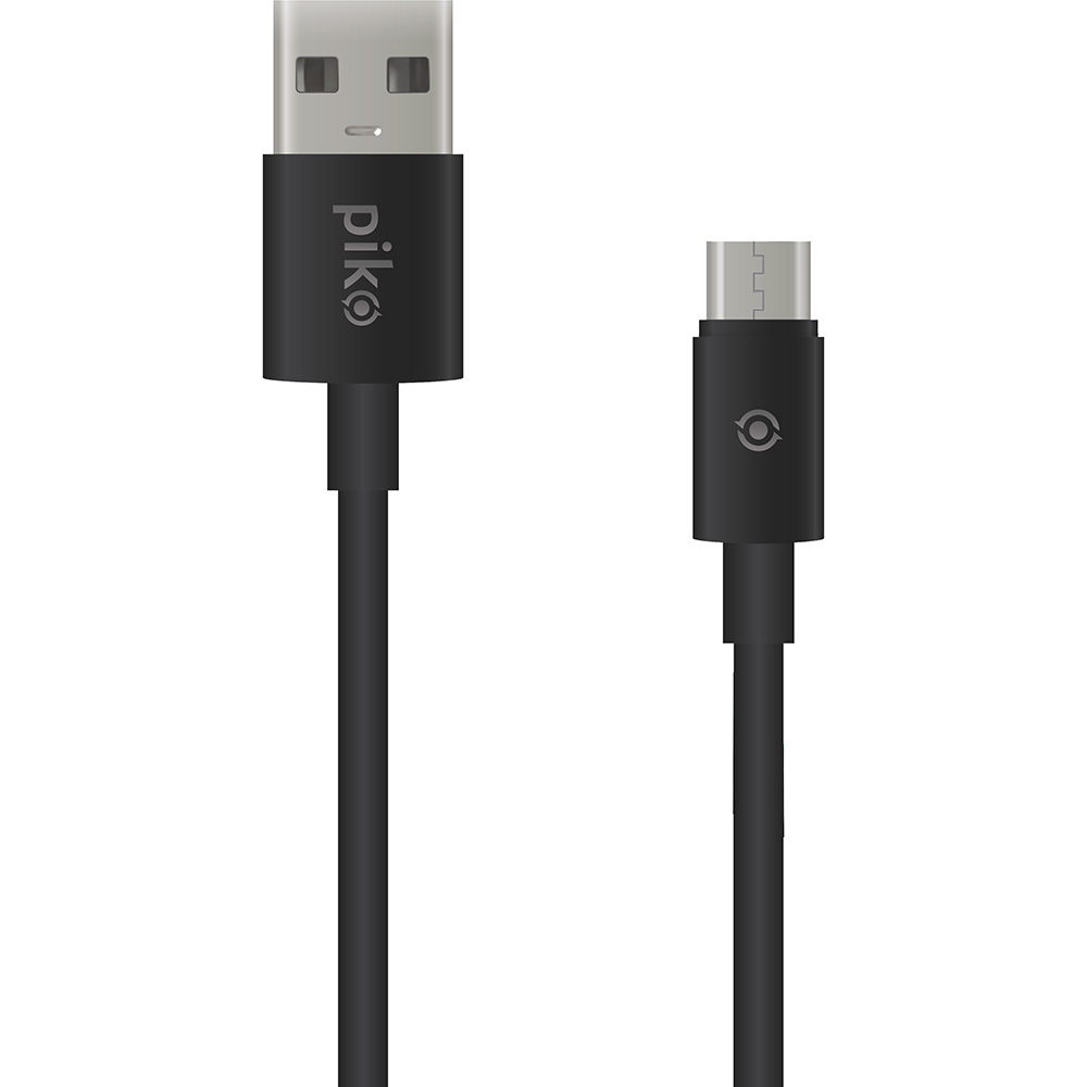 Кабель PIKO CB-UM10 Micro USB 0.2 м Black (1283126493874)