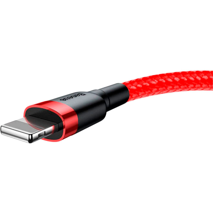 Кабель Baseus Cafule USB - Lightning 1 м Red (CALKLF-B09) Довжина 1