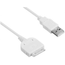 Кабель USB KIT 2.0 (Apple 30pin) Data/Charge cable White