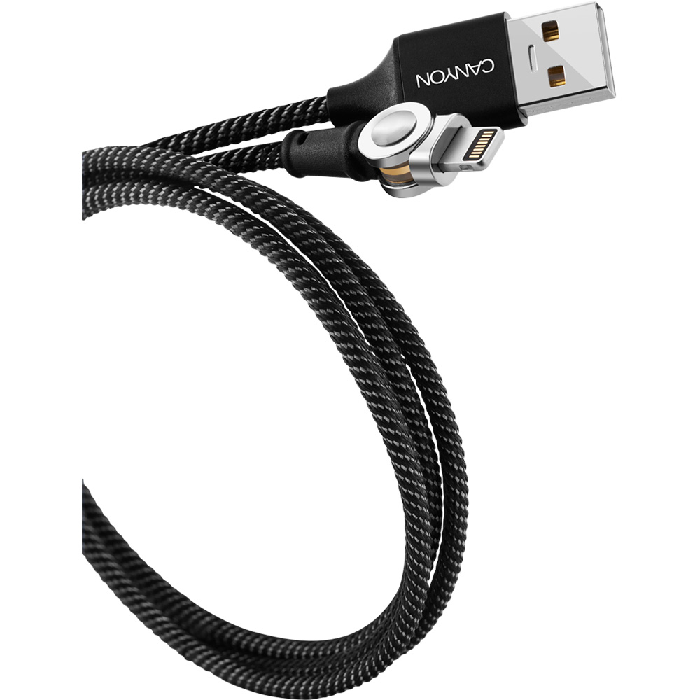 Кабель CANYON Lightning 1 м (CNS-CFI8B) Тип USB - Lightning