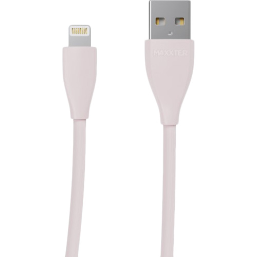 Кабель MAXXTER UB-L-USB-01GP 1 м Pink