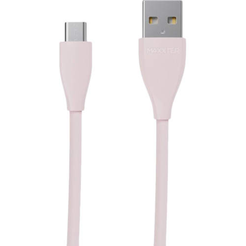 Кабель MAXXTER UB-M-USB-01GP 1 м Pink