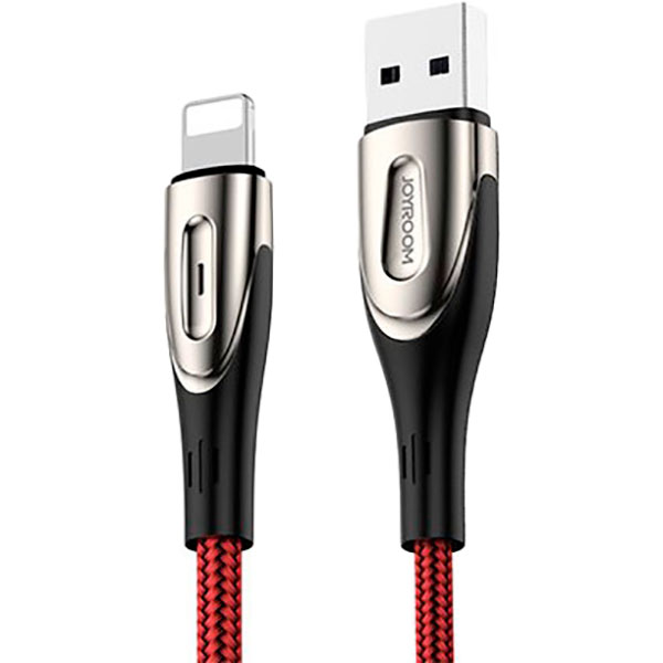 

Кабель JOYROOM Sharp S-M411 USB - Lightning 1.2 м 3A Red (RL058033), Sharp S-M411 Lightning 1.2m 3A Red