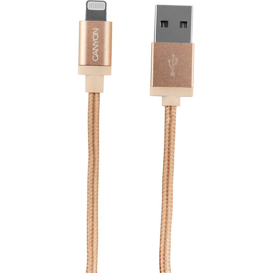 Кабель CANYON USB - Lightning (CNS-MFIC3GO)