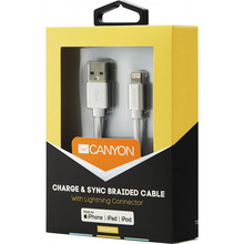 Кабель USB CANYON - Lightning (CNS-MFIC3PW)