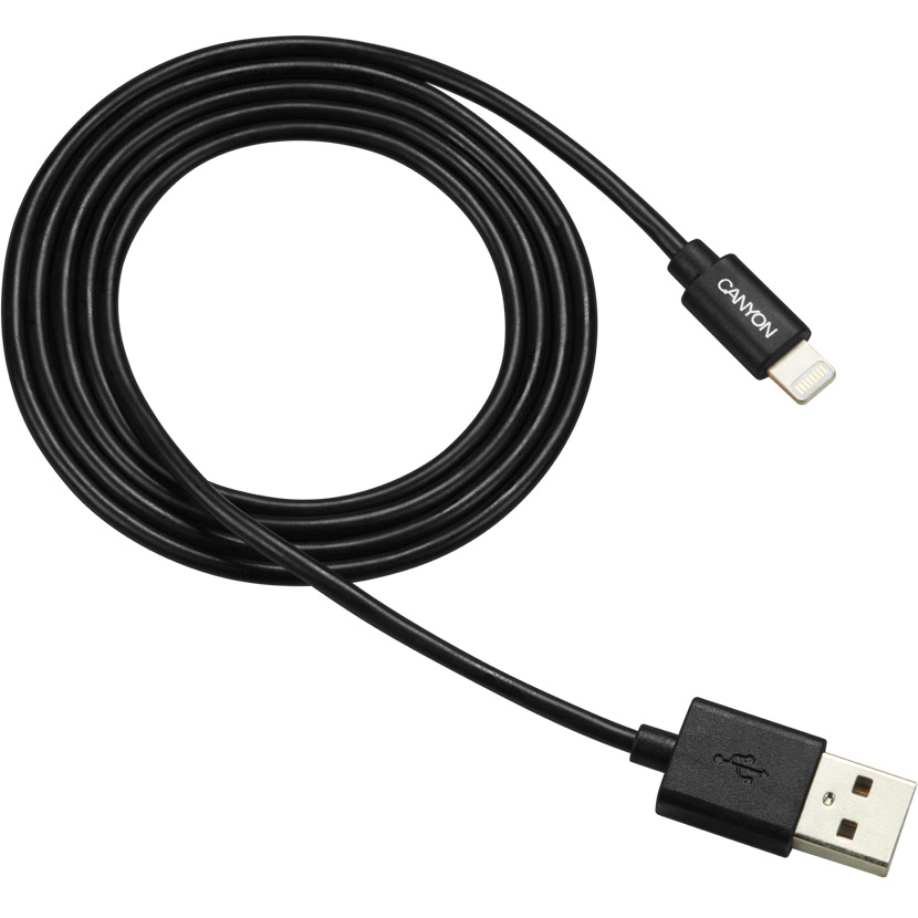 Кабель CANYON USB - Lightning (CNS-MFICAB01B) Тип USB - Lightning