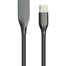 Кабель POWERPLANT USB Type-C 1 м Black (CA911240)