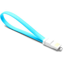 Кабель KingMi Colorful Portable USB - Micro USB 20CM Blue