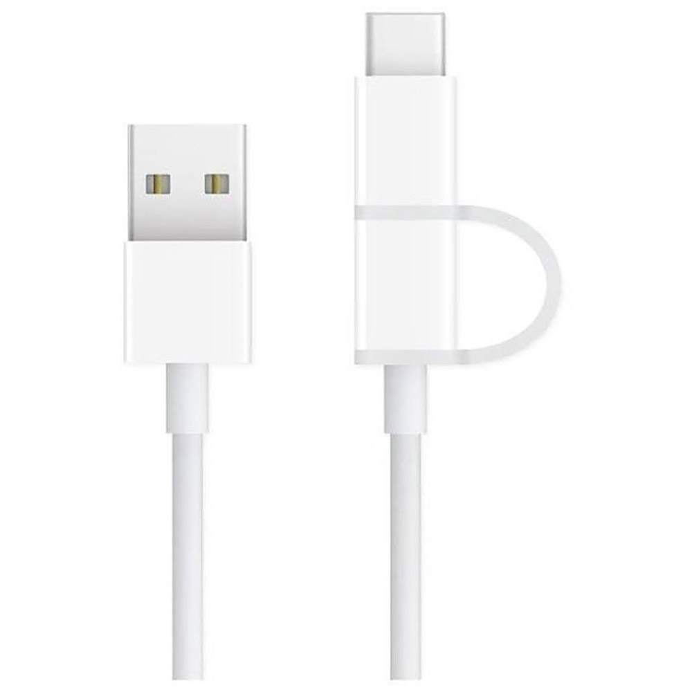 Кабель ZMi AL501 2-in-1 USB - Micro-USB / USB Type-C White 1 м (Р30643) Тип USB - micro-USB/USB Type-C