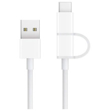 Кабель ZMi AL501 2-in-1 USB - Micro-USB / USB Type-C White 1 м (Р30643)