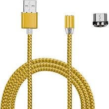 Кабель XoKo SC-355m USB - Micro-USB 1.20 м Magneto Gold (SC-355m MGNT-GD)