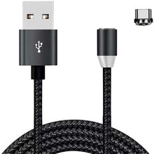 Кабель XoKo SC-355a USB - USB Type-C 1.20 м Magneto Black (SC-355a MGNT-BK)