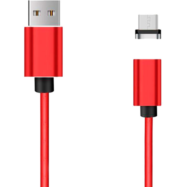 

Кабель XoKo SC-365 USB - Micro-USB 1 м Magneto Leather Red (SC-365m MGNT-RD), SC-365m Micro USB Leather Red