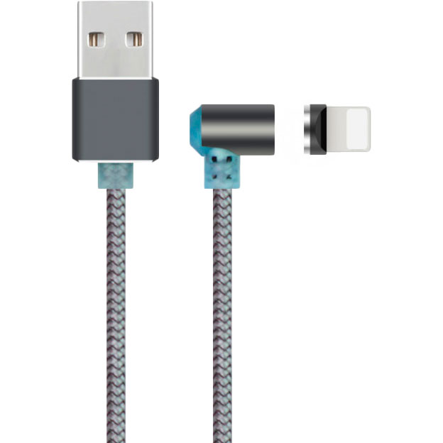 

Кабель XoKo SC-375 USB - Lightning 1 м Magneto Game Grey (SC-375i MGNT-GR), SC-375i Lightning 1 м Grey