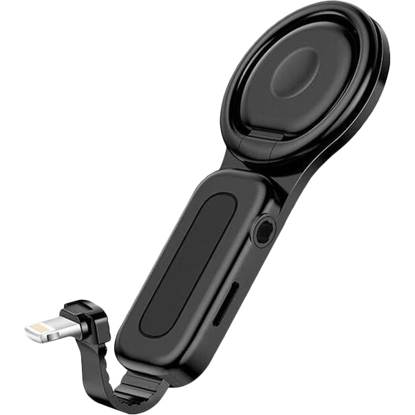 

Переходник XOKO SC-020 Lightning - Lightning/3.5 мм с кольцом-держателем (SC-020), SC-020 Lightning - Lightning & Jack 3,5 мм