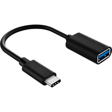 Адаптер XOKO AC-230 USB - USB Type-C OTG Black (XK-AC230-BK)