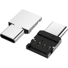 Адаптер XOKO AC-045 USB - USB Type-C Silver (XK-AC045-SL)