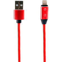 Кабель EXTRADIGITAL USB - 2 х Lightning 1 м Red (KBU1772)