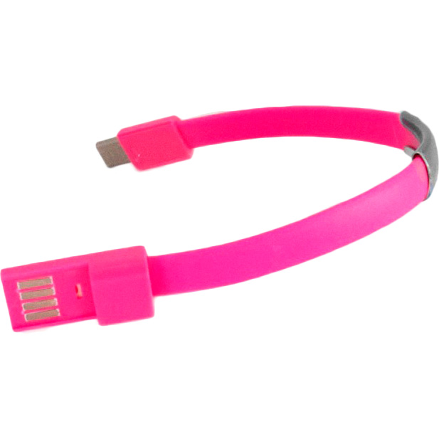 Кабель-браслет EXTRADIGITAL USB Type C - USB 0.2 м Pink (KBU1780) Тип USB - USB Type-С