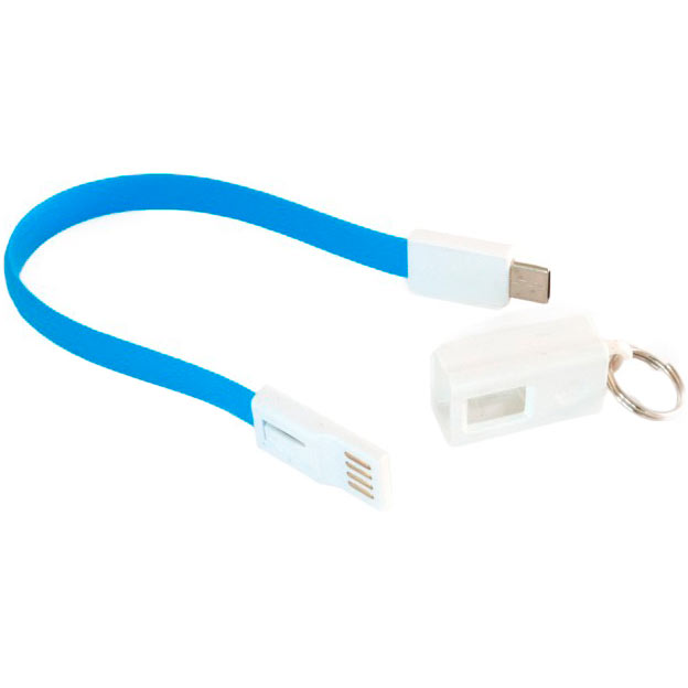 Кабель EXTRADIGITAL USB  - USB Type-C 0.18 Blue (KBU1787)