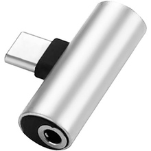 Адаптер XoKo USB Type-C — AUX mini-jack 3.5 мм Silver (AC-205-SLV)