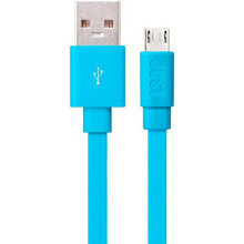 Кабель JUST Freedom Micro USB Cable 1.2 м Blue (MCR-FRDM-BL)