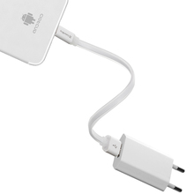 Кабель COLORWAY USB - microUSB 25см white (CW-CBUM-MUM25W)