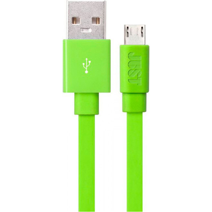 Кабель JUST Freedom Micro USB Cable 1.2 м Green (MCR-FRDM-GRN)