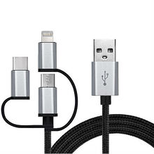 Кабель REAL EL USB 2.0 Premium AM-3in1 1m black (EL123500035)