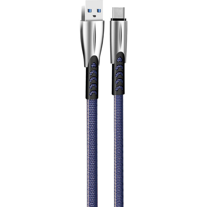 Кабель COLORWAY USB Type-C 1м Blue (CW-CBUC012-BL) Кабель COLORWAY USB Type-C 1м Blue (CW-CBUC012-BL)