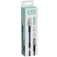 Кабель COLORWAY USB Type-C 1м Blue (CW-CBUC012-BL)