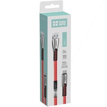 Кабель COLORWAY USB Type-C 1м Red (CW-CBUC012-RD)