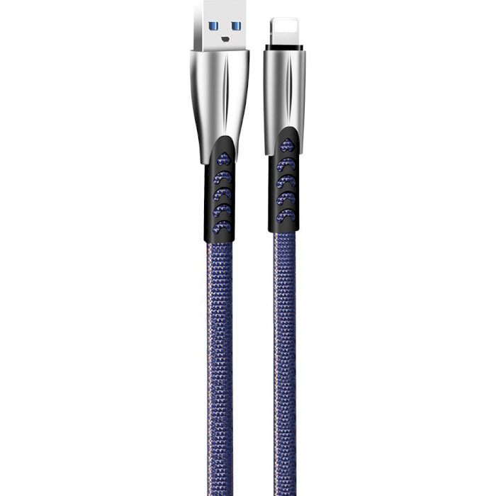 Кабель COLORWAY USB - Lightning 1м Blue (CW-CBUL010-BL)