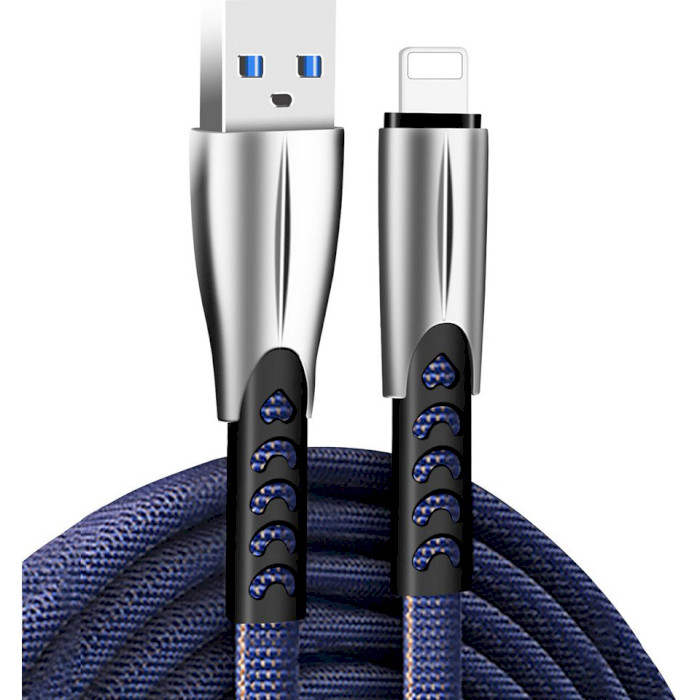 Кабель COLORWAY USB - Lightning 1м Blue (CW-CBUL010-BL) Тип USB - Lightning