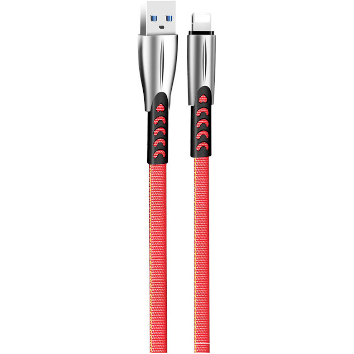 Кабель COLORWAY USB - Lightning 1м Red (CW-CBUL010-RD)