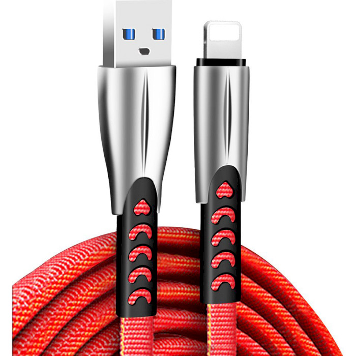 Кабель COLORWAY USB - Lightning 1м Red (CW-CBUL010-RD) Тип USB - Lightning