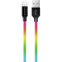 Кабель COLORWAY USB - Lightning 1м Multicolor (CW-CBUL016-MC)