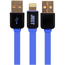 Кабель JUST Rainbow Lightning USB Cable 1.2 м Blue (LGTNG-RNBW-BL)