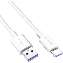 Кабель COLORWAY USB - Type-C (FastCharge) 1м White (CW-CBUC019-WH)