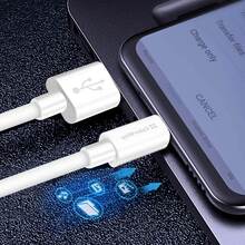 Кабель COLORWAY USB - Type-C (FastCharge) 1м White (CW-CBUC019-WH)